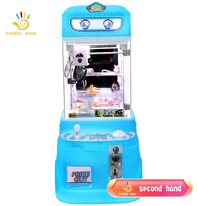 Golden Hand Mini Electronic Simulator Plush Toys Fire Fighting Truck Crane Claw Game Machine