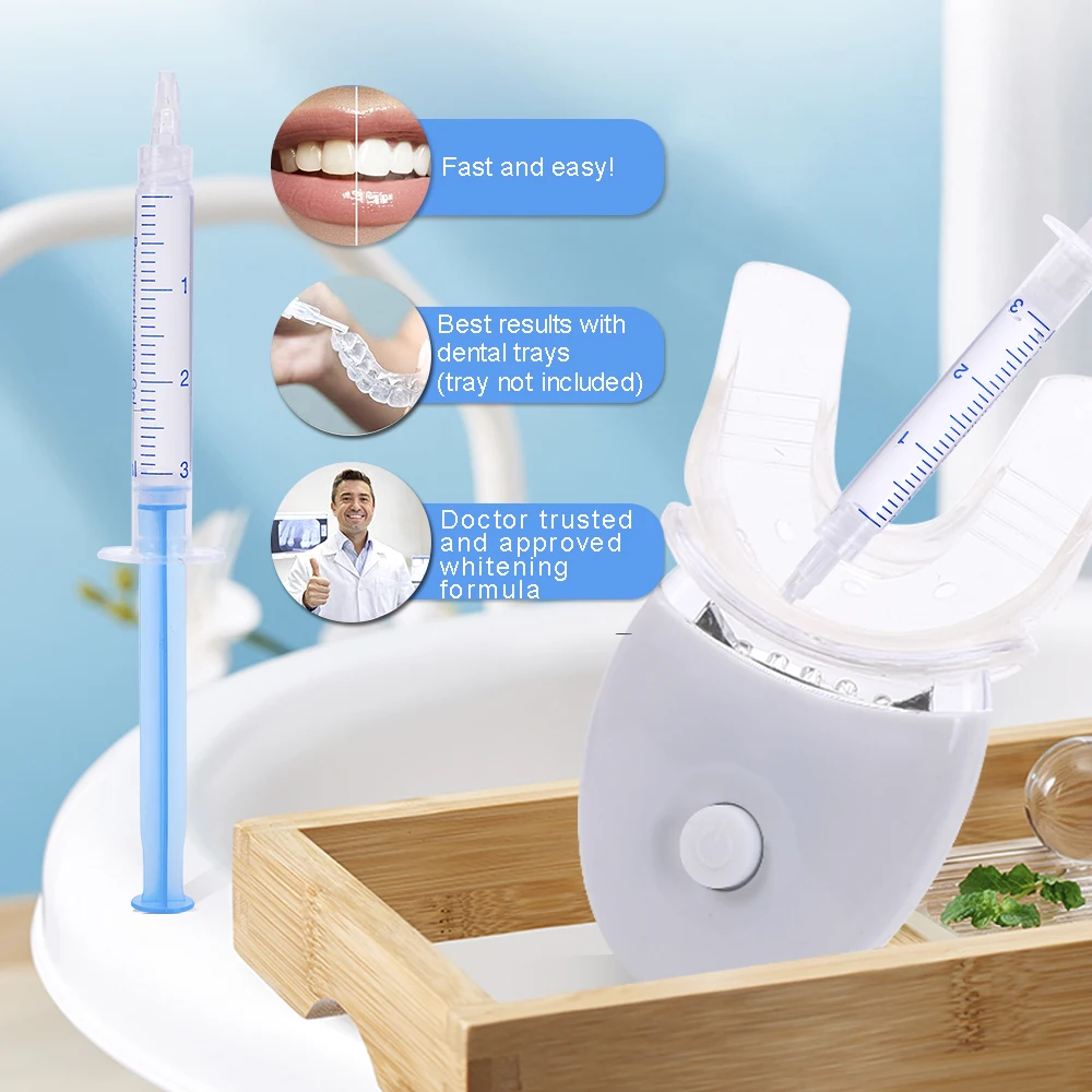 Hot selling Advanced bright white smiles teeth whitening led kit for home use