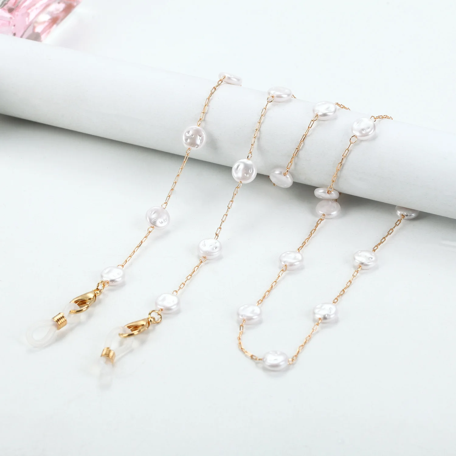 Eyewear Accessories Rosary Pearl Beaded Eyeglass Sunglasses Reading Glasses Chain