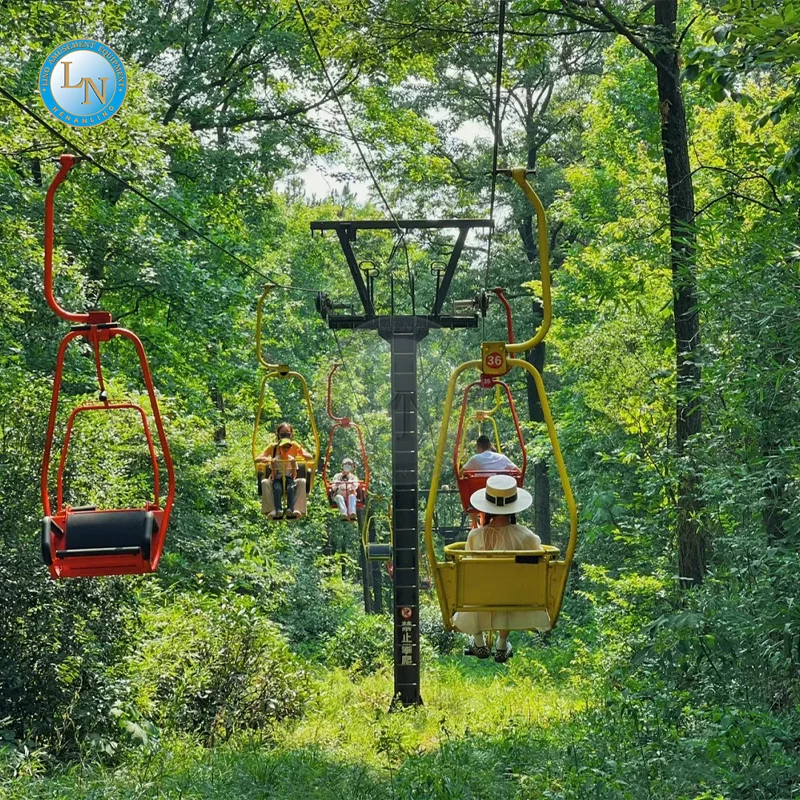 Customized Cableway Sightseeing Cable Car Crane Tourist Area Scenic Area Hanging Cable Car Frame for Sale