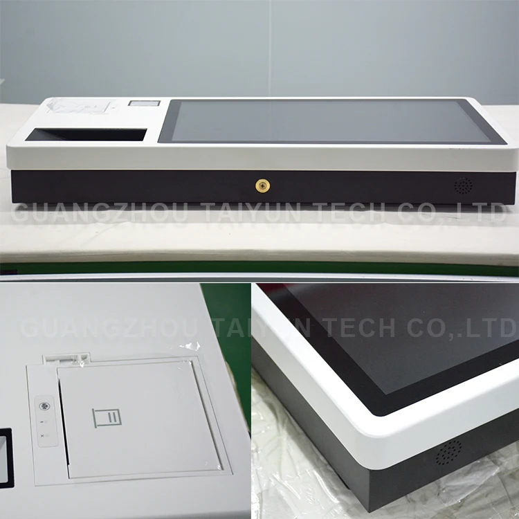 24 inch touch screen self service ordering kiosk payment machine for restaurant