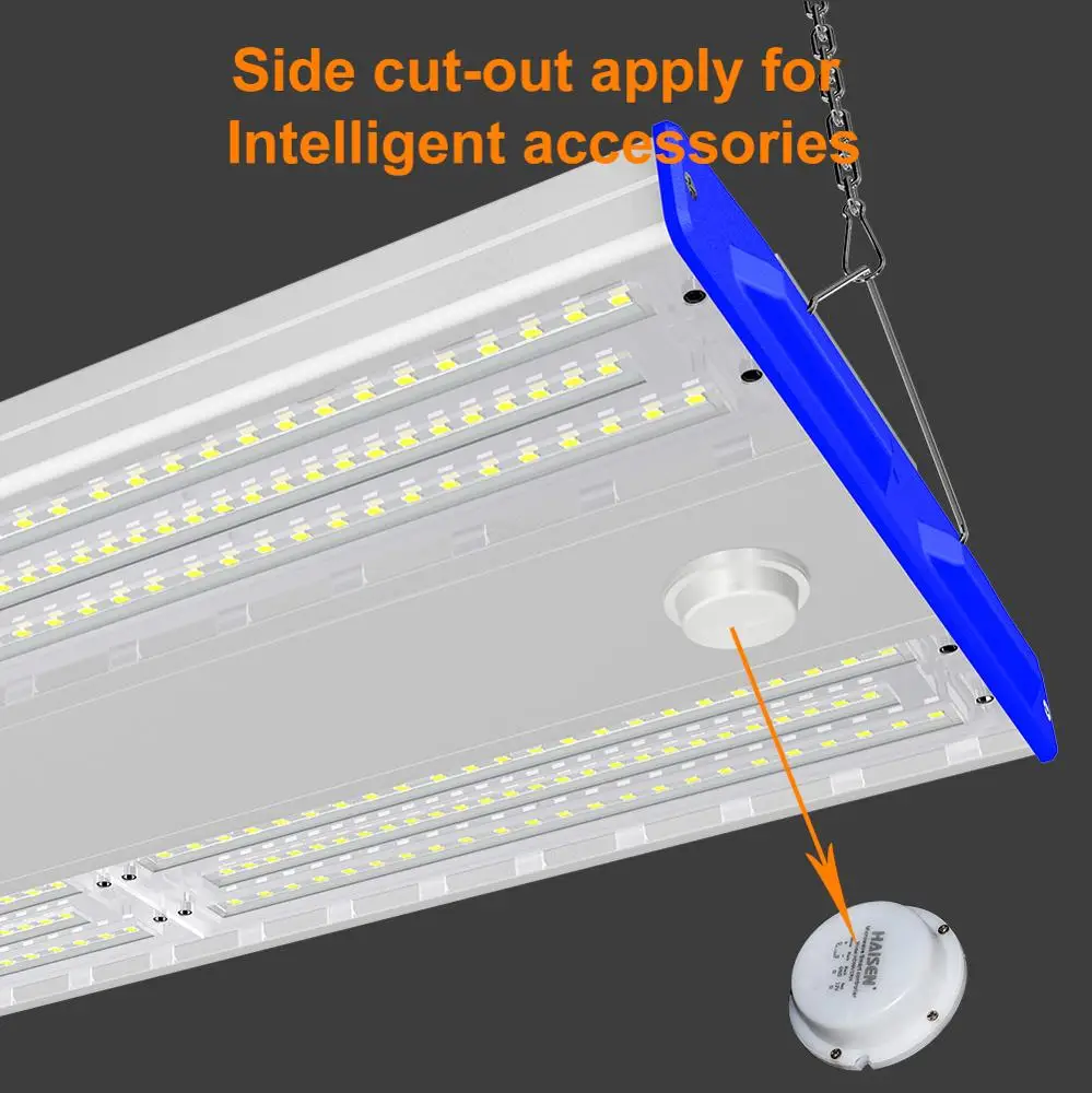  Крытый склад промышленный светодиодный линейный светильник 100w 150w 200w 250w 300w 400w 500w High Bay свет