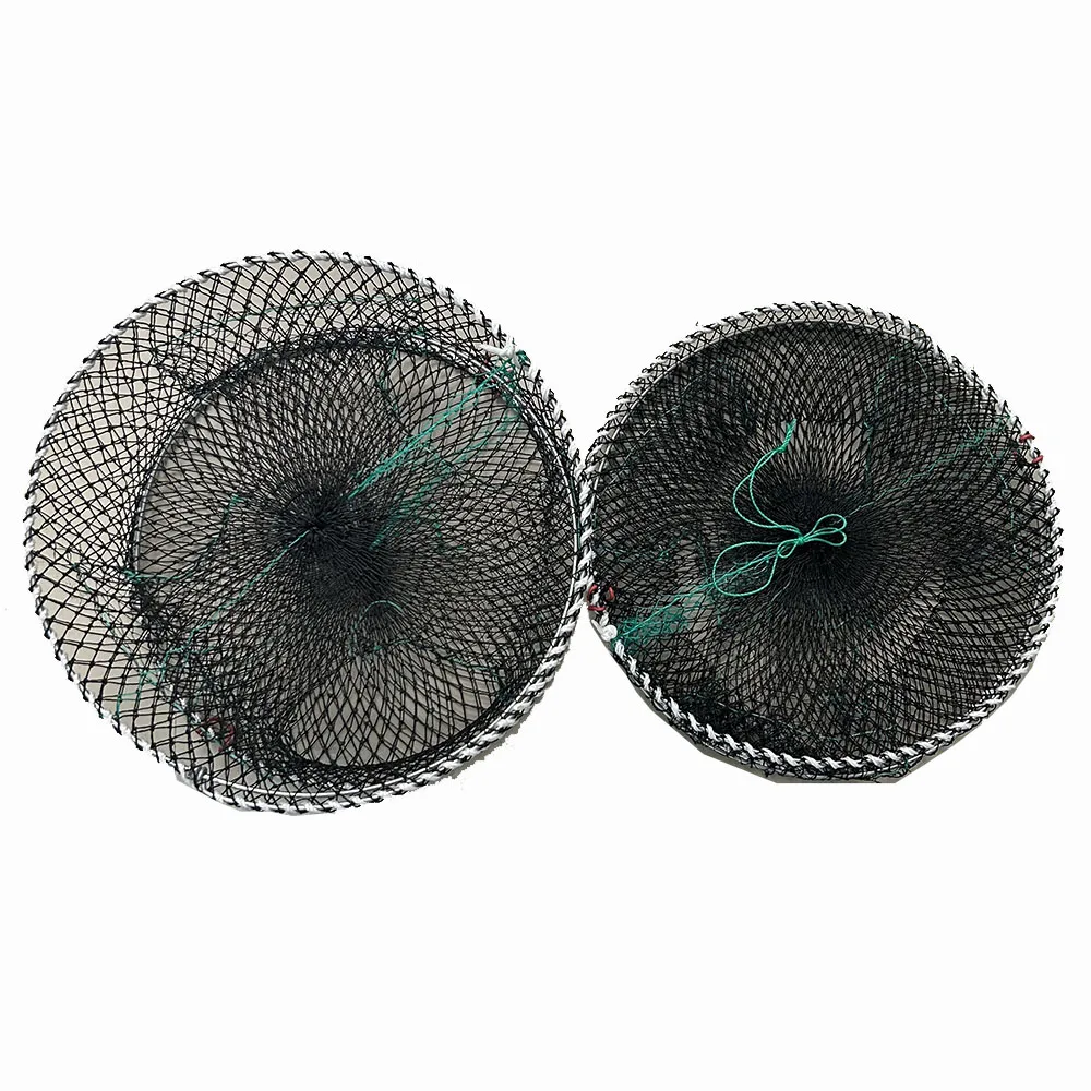 Bold steel reinforcement, sturdy and foldable fish cage, crab cage
