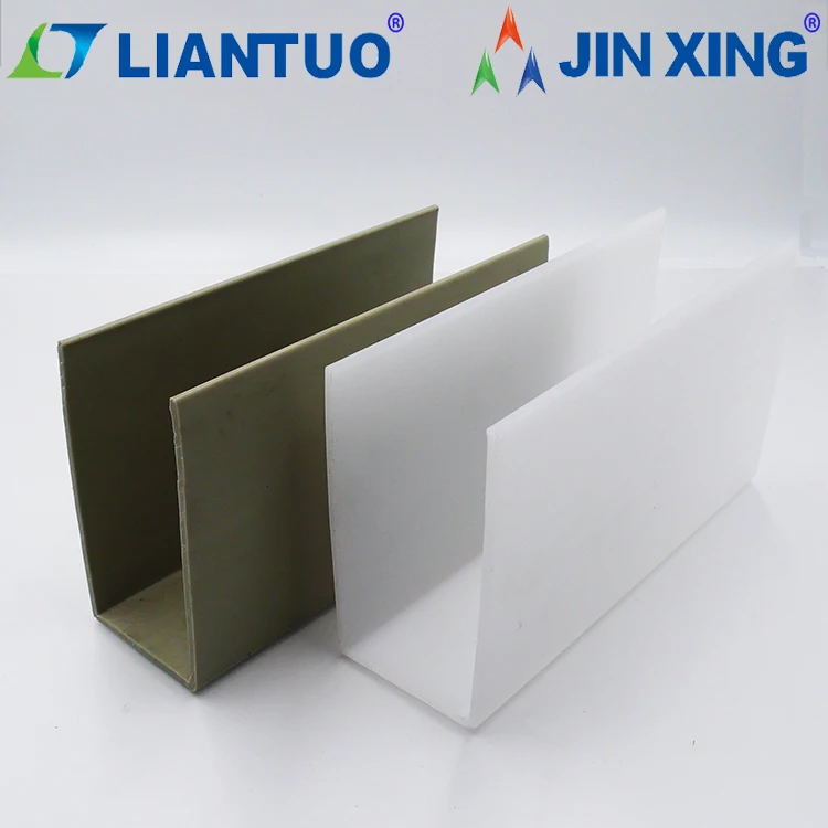 Liantuo Good Factory Price Manufacturer Extruded PP U Shape Channel Easy Installation Custom Plastic Profile