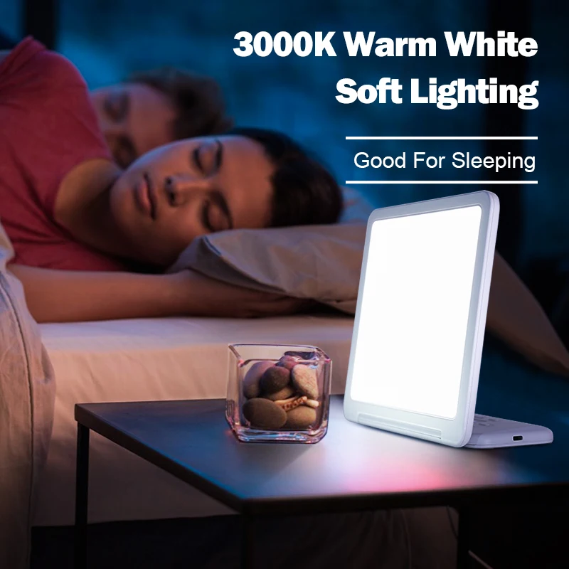  OEM ODM 10000lux яркий белый светодиодный планшет терапевтическая лампа с таймером для лечения сезонной