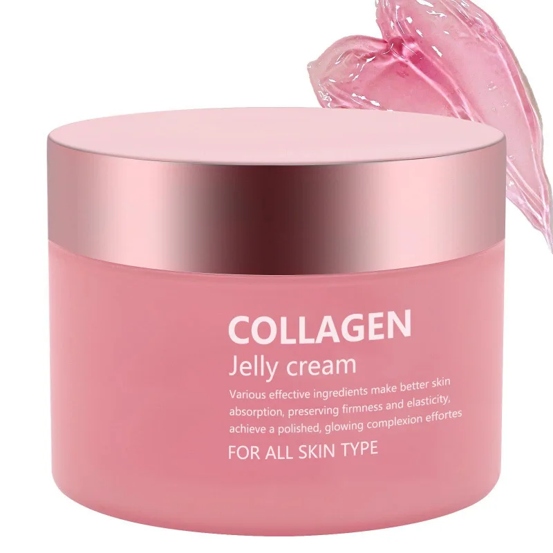 100ml Collagen Jelly Cream Contains Niacinamide & Freeze Soft Moist Jelly Cream Essence Nourishes Moisturizing Face Cream