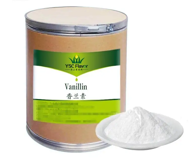 Best Price wholesale food grade Natural  Vanillin Powder High Quality Flavouring Ethyl Vanillin powder crystal