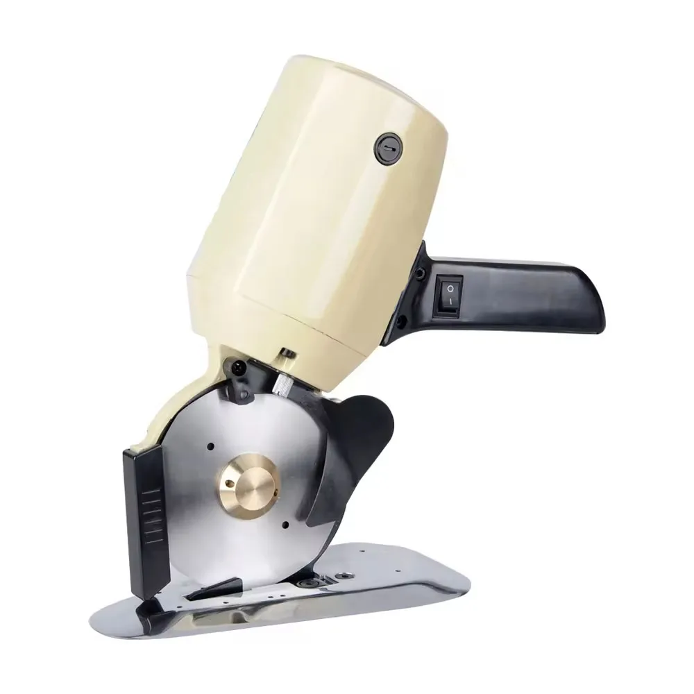 Portable 90 round knife mini cutting machine for cutting clothing fabric