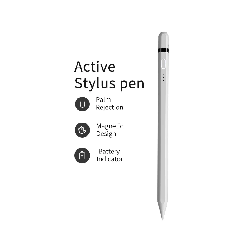 Stylus Pens for Touch Screens with Palm Rejection, Active Pencil for Apple iPad (2018-2021) with Precise Writing/Drawing