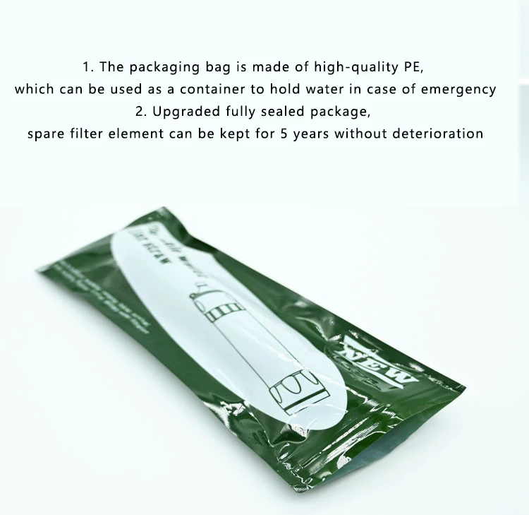 New Survival  Portable For Camping Emergency Filter Water Purifier Equipment