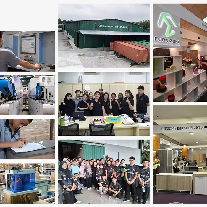 Popular Wooden Table Office Desk Computer Table Study Table 3 Drawers Design Desk Modern Simple Made In Malaysia 1302