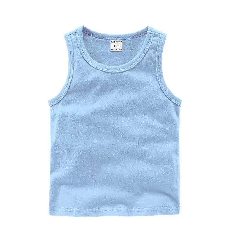 
Summer Sleeveless Knitted Girls Clothes Boys Kids Children Vest 