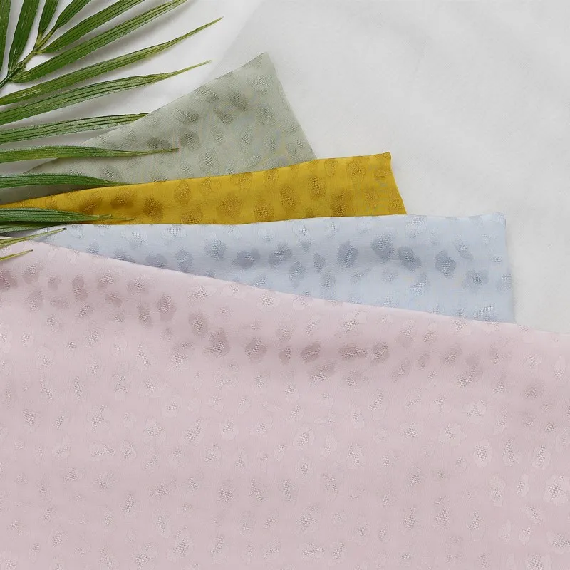 Shiny viscose fabric 100%viscose leopard silk  fabric for women dress