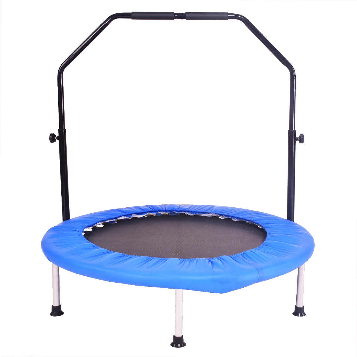 Children Indoor Household Jumping Bed  with handrail Outdoor  Adult Foldable Trampoline For Sale