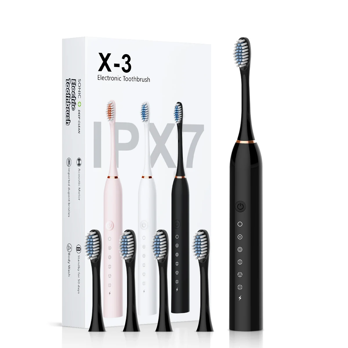 Hottest sale rechargeable electric toothbrush with cheap price and beautiful profile electric toothbrush