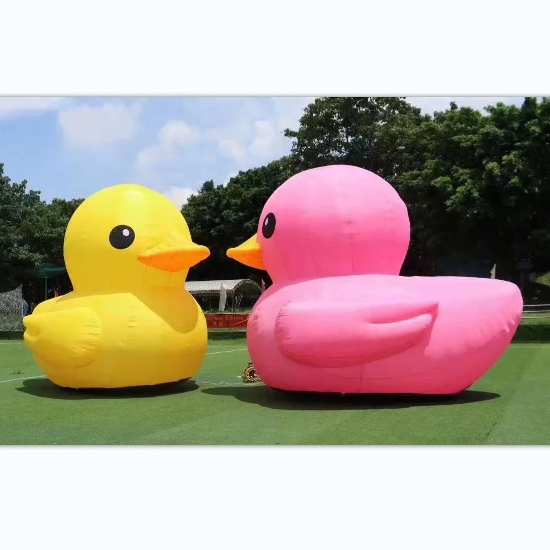 Giant Inflatable Duck Advertising Inflatable Animal Character Duck Cartoon Inflatable Balloon Yellow Duck for Decoration