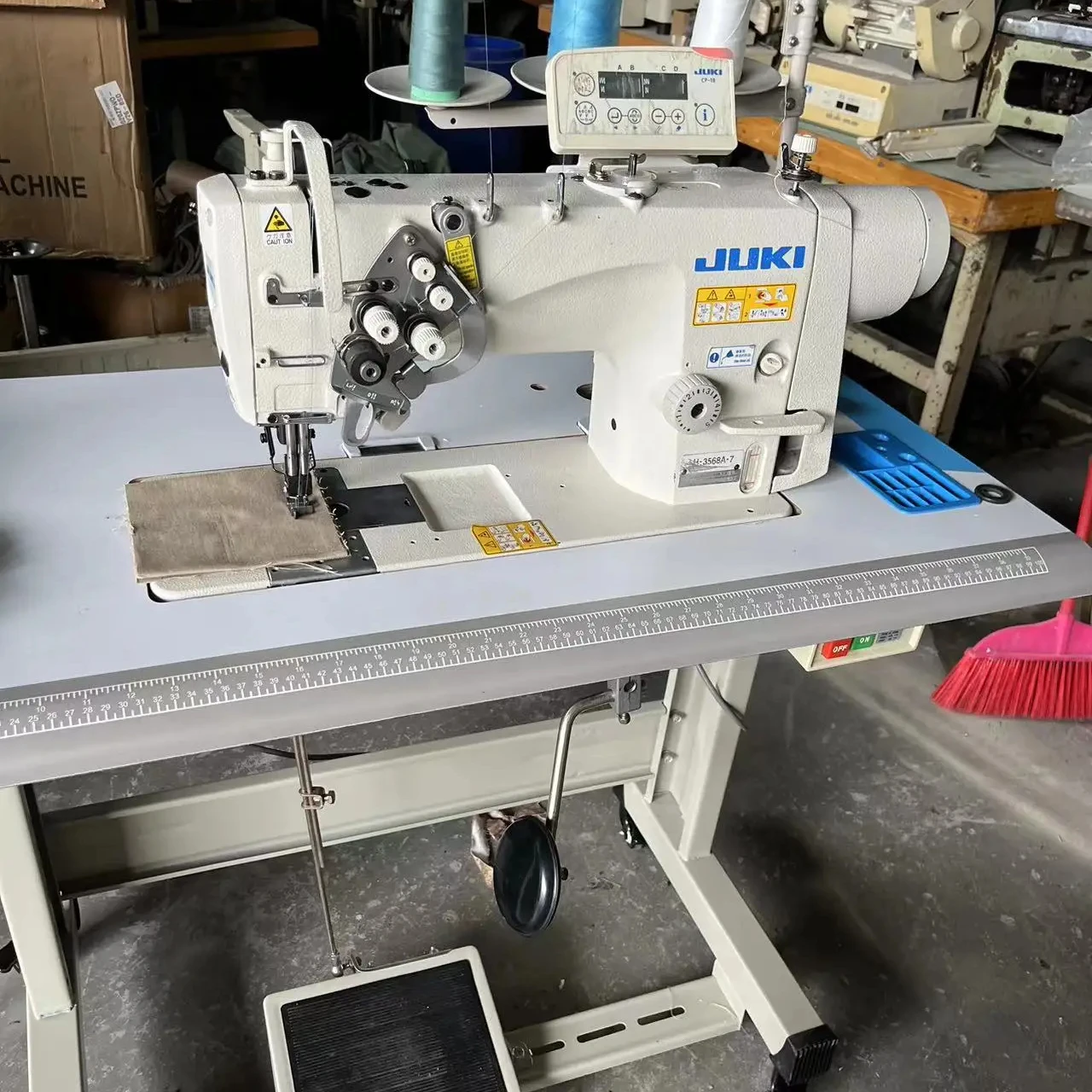 Original used juki-3528S double needle lockstitch industrial sewing machine price