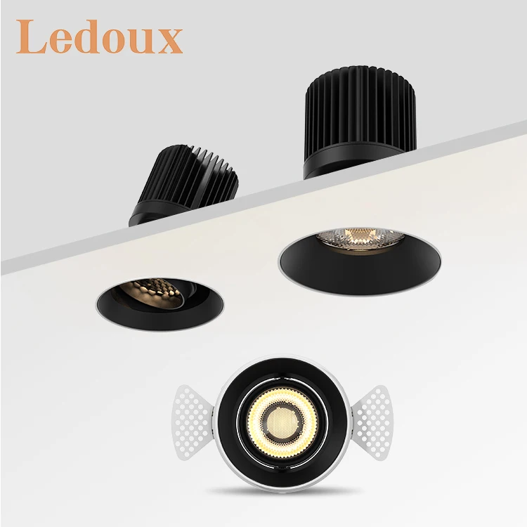 LEDOUX Antiglare Design Strobe Free Dimmer Adjustable Ceiling Down Light 20W 30W LED Downlight