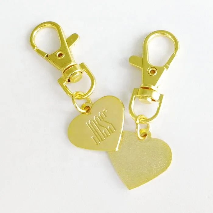 metal metallic gold tone keychain keyring keychains keyrings key chain ring finder fob charm tag with carabiner dog hook clip