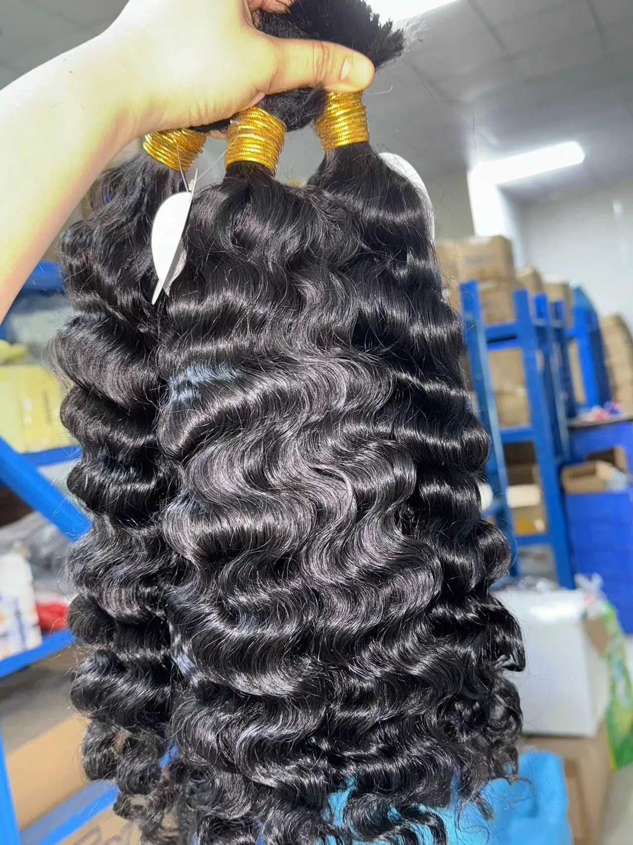 no weft bundle burmese raw curly human hair vietnam vendor natural wave raw curly hair indian wavy braiding hair bulk