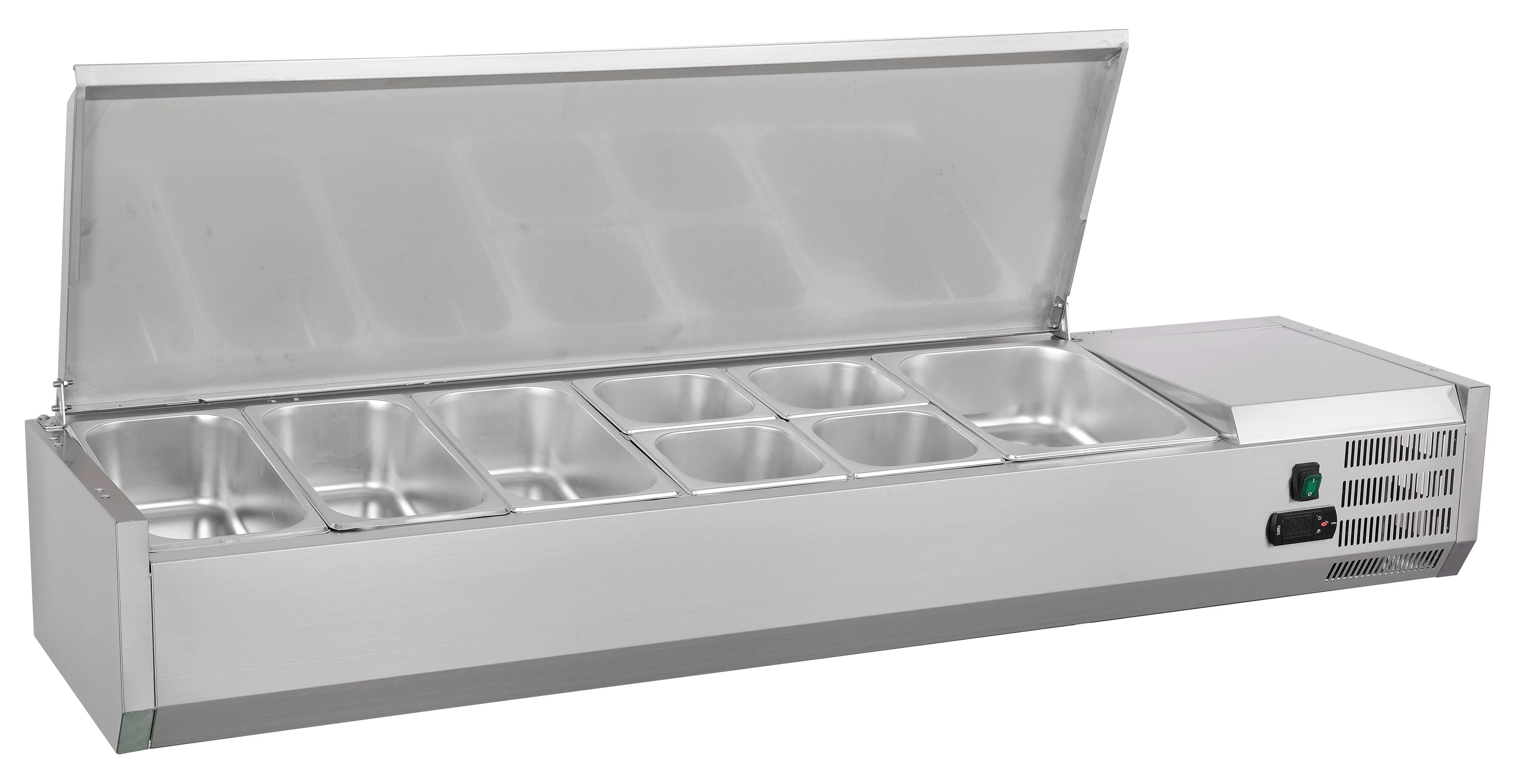 Stainless Steel Refrigerated Salad Bar Counter
