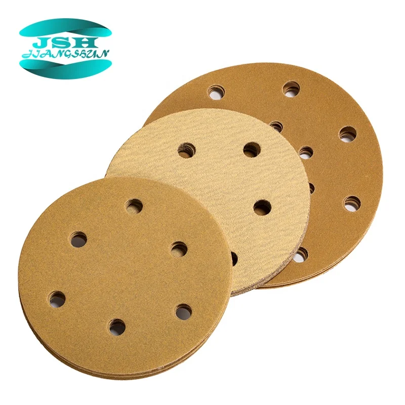 Abrasive aluminium oxide auto refinish sand paper sanding disc pad