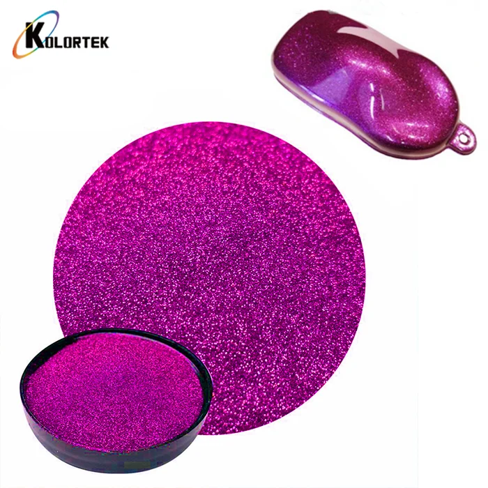 Custom finish powder coating metal flakes car paint metal flake glitter