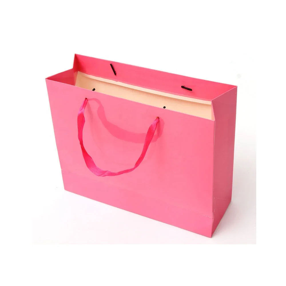 Eurotote Brown Golden Paper Laminated Shopping Bag