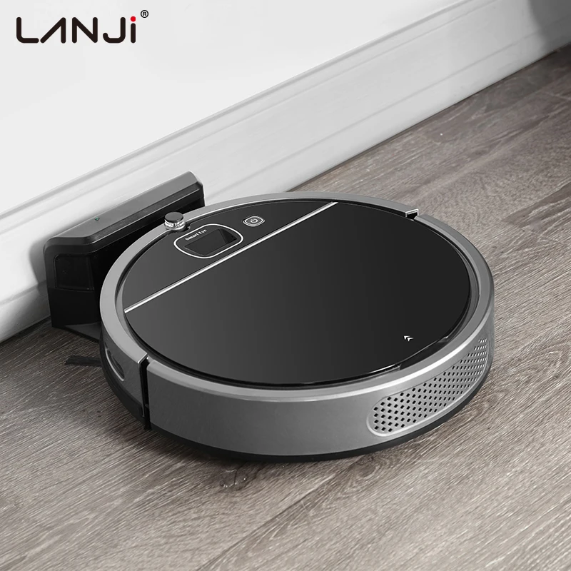 OEM LJ005 1800Pa Ultra Thin Robotic Sweeper Vacuum Cleaner 2600mAh Battery Germany Robot Vacuum Cleaner
