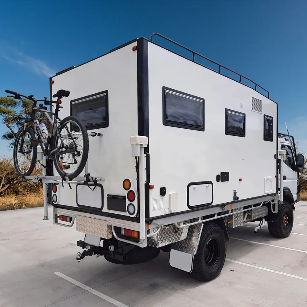 Manley Slide In Box Truck Cabover Cab Over Camper With King Bed Sleeps 4 For Utility Trailer F150 Half Ton Short Bed 
