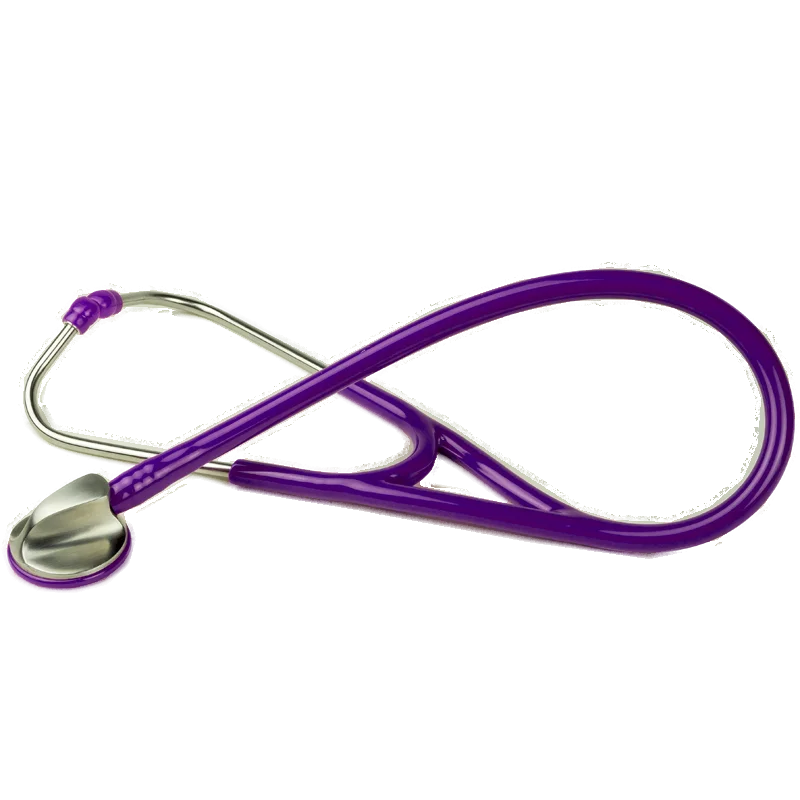 Medical high-end heart stethoscope stainless steel suspended diaphragm stethoscope