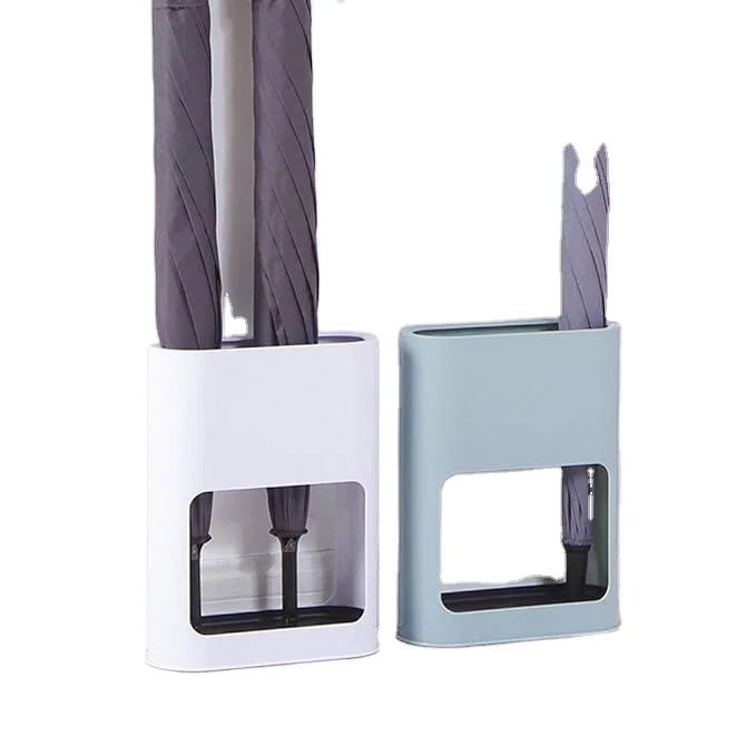 GeLive Small Umbrella Stand Rack Cane Holder with Drip Tray, Space Saving Organizer, Home Office Decor