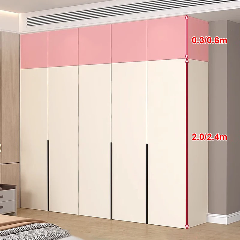 Новый дизайн мебель для спальни шкаф деревянный лак современный белый простой дома