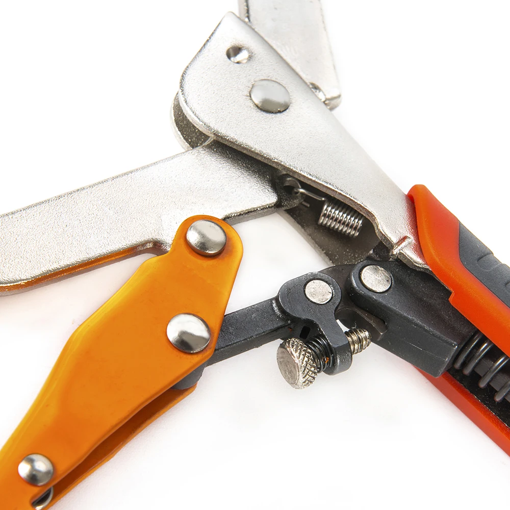 19inch quick released wood working c-type clamp self adjustable welding vise grip locking pliers