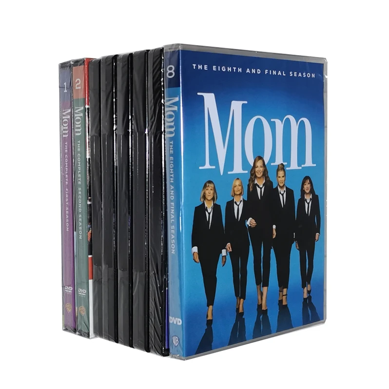 Mom Season 1-8 The Complete Series Boxset 22 Discs Factory Wholesale DVD Movies TV Series Cartoon Region 1/Region 2 Free Ship