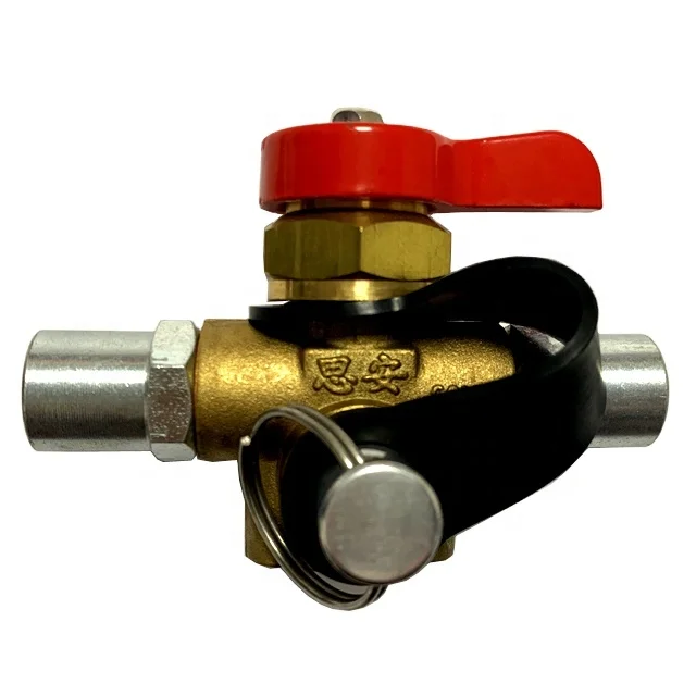 OEM Accept QF-T3H4 CNG Cylinder Valve Brass CNG Gas Shut Off Valve Tank Filling Valve CNG
