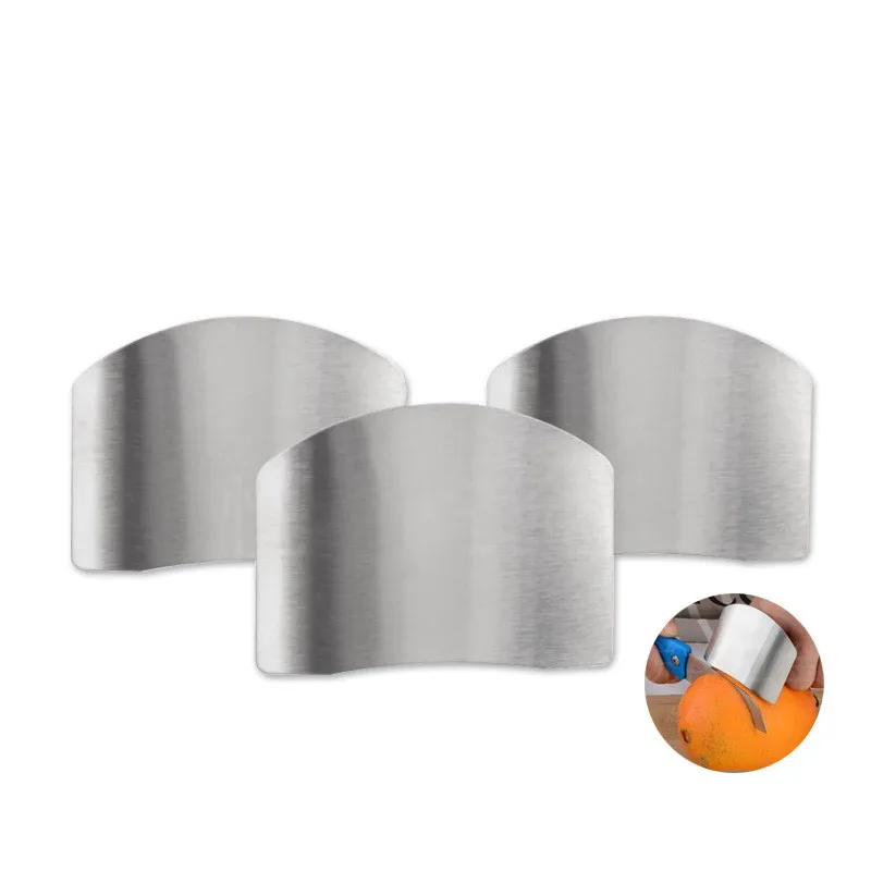 Burr-Free S/S430 Finger Guard Finger Hand Cutting Protector Knife Cut Finger Protection Tool Kitchen Knives & Accessories