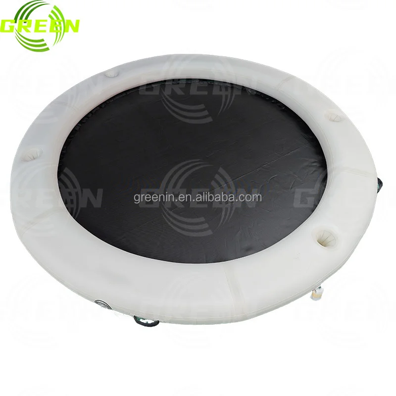 Green inflatable water hammock pool water inflatable pvc water lounger hammock pool float