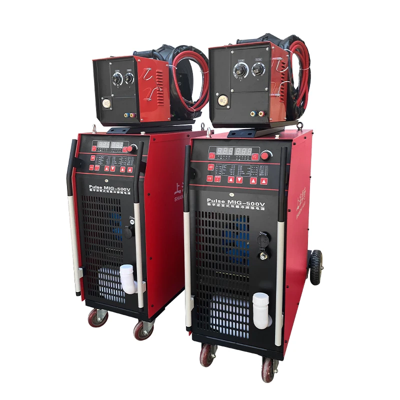Full digital  MIG-500 380V double pulse gas shielded welding machine  pulse gas shielded aluminum welding machine