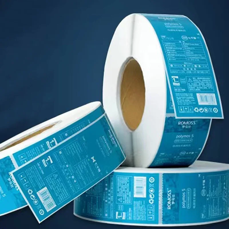 direct thermal label Custom label stickers Roll waterproof sticker Waybill warning label