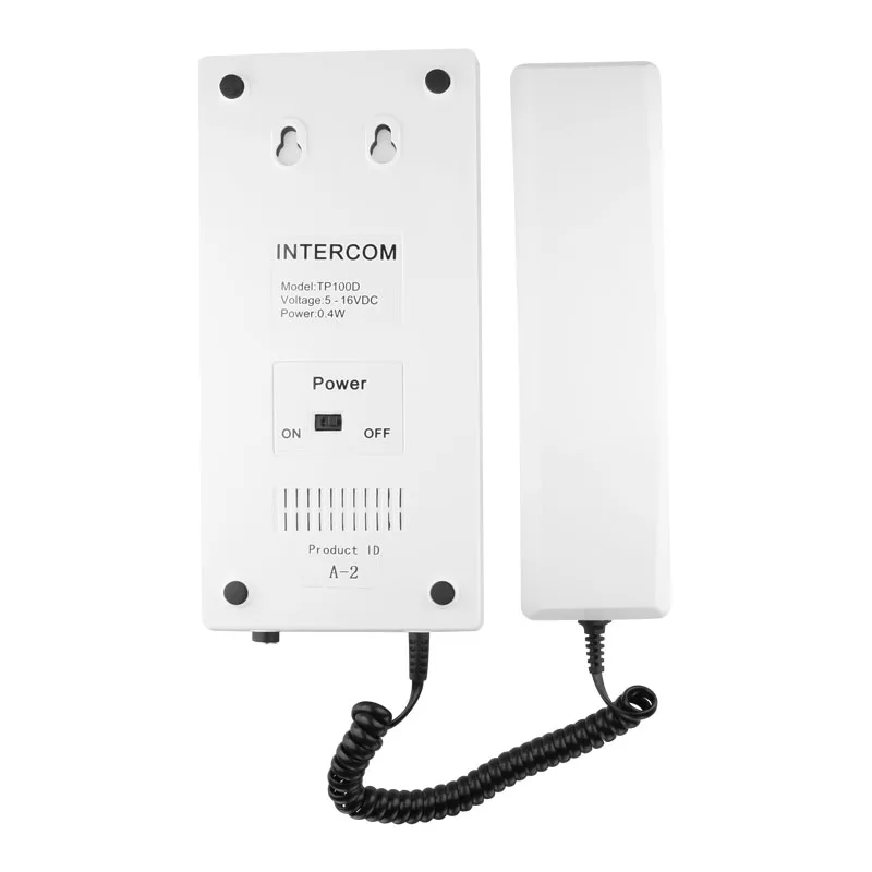 Call 2 Stations Extendable Clear Sound Two Way Communication Long Range Talk Wireless Intercom System doorbell for Home Office