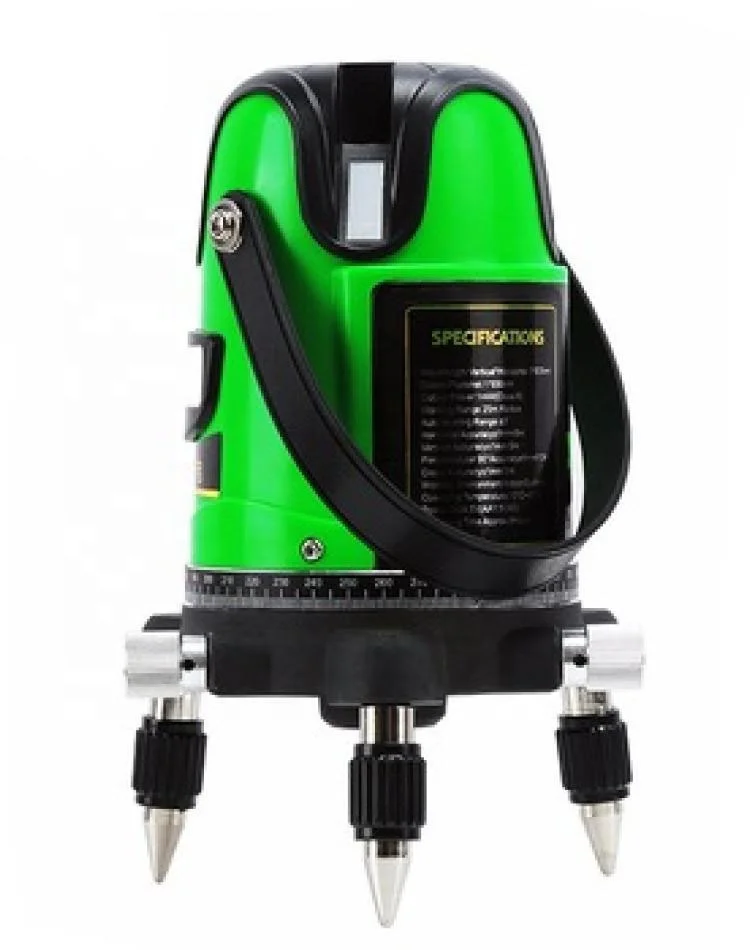 
3 Line Green Beam Self-Leveling Horizontal Laser Line Level with 360 Degree Rotary 