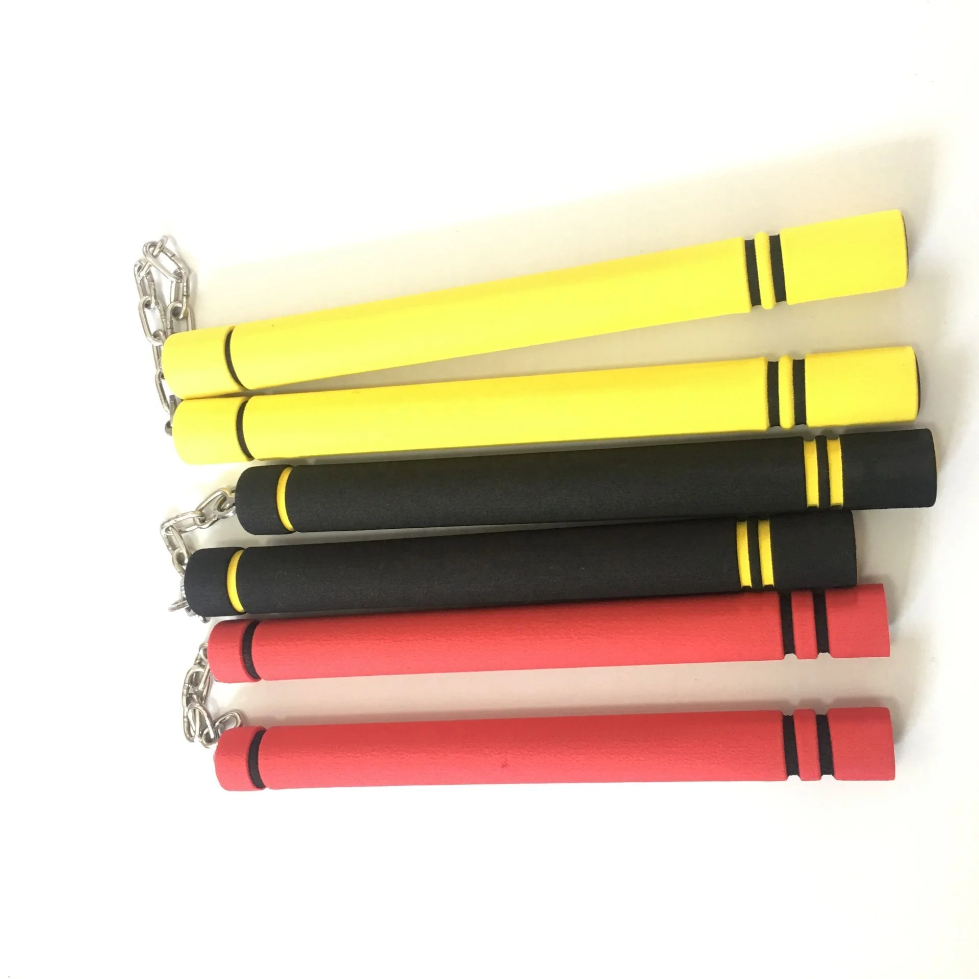 Foam Padded Nunchakus Metal Bruce Lee Kongfu Kung Fu Nunchucks Martial Arts