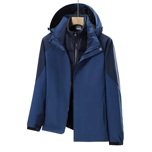 Rushing jacket women three-in-one detachable two-piece set men warm waterproof mountaineering couple jacket