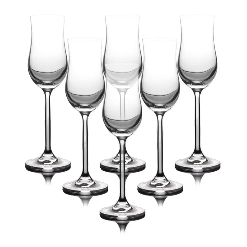 100ml free-lead crystal cold cut glass process 1 oz shot glass IDELITA shot glasses set with 6 cups