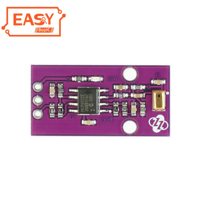 MCP6022 MIC silicon microphone module rail-to-rail operational amplifier sound sensor