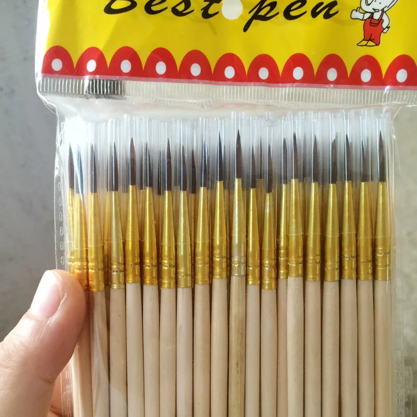 High Quality New Top School Office Art Supplies Calligraphy Brushes Pad print and Paint Injection materials Writing brush