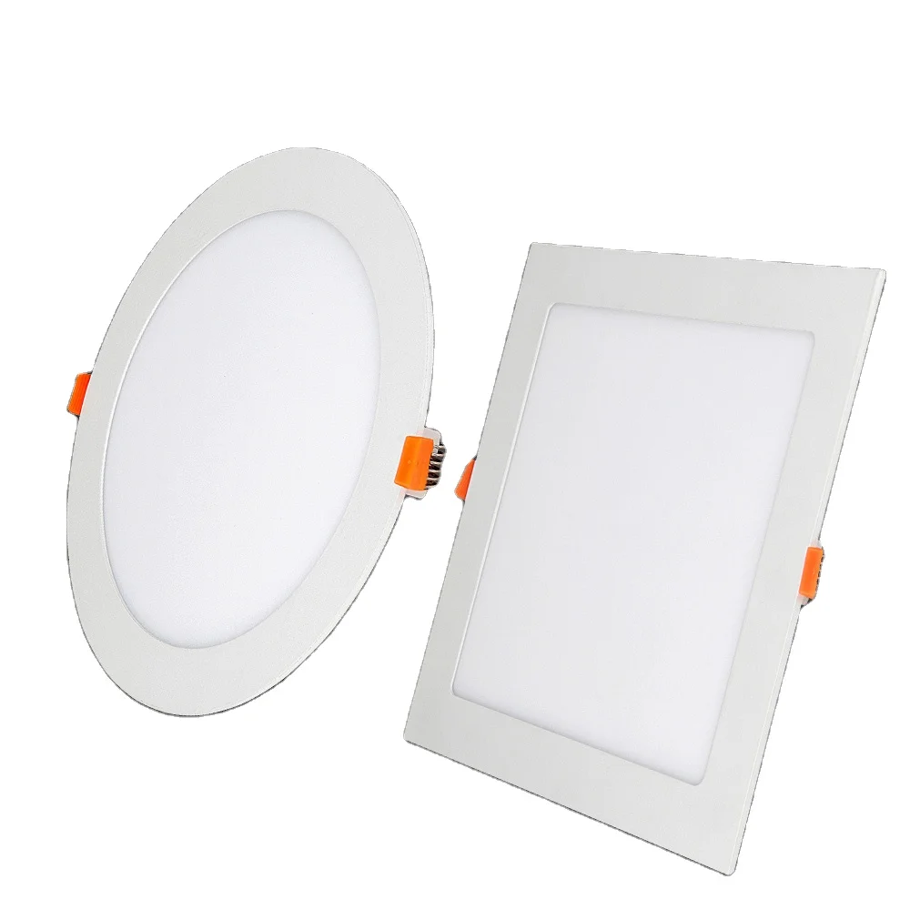 
China led downlight factory 4 6 8 inch led down light for Square Round 3W 6W 9W 12W 15W 18W 20W 30W slim Dimmable led downlight 