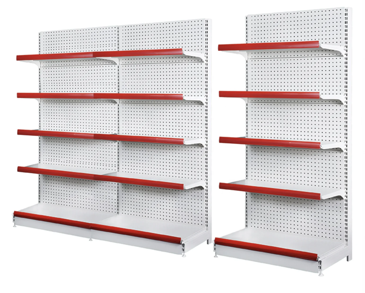 durable supermarket cosmetic steel shelves rack
