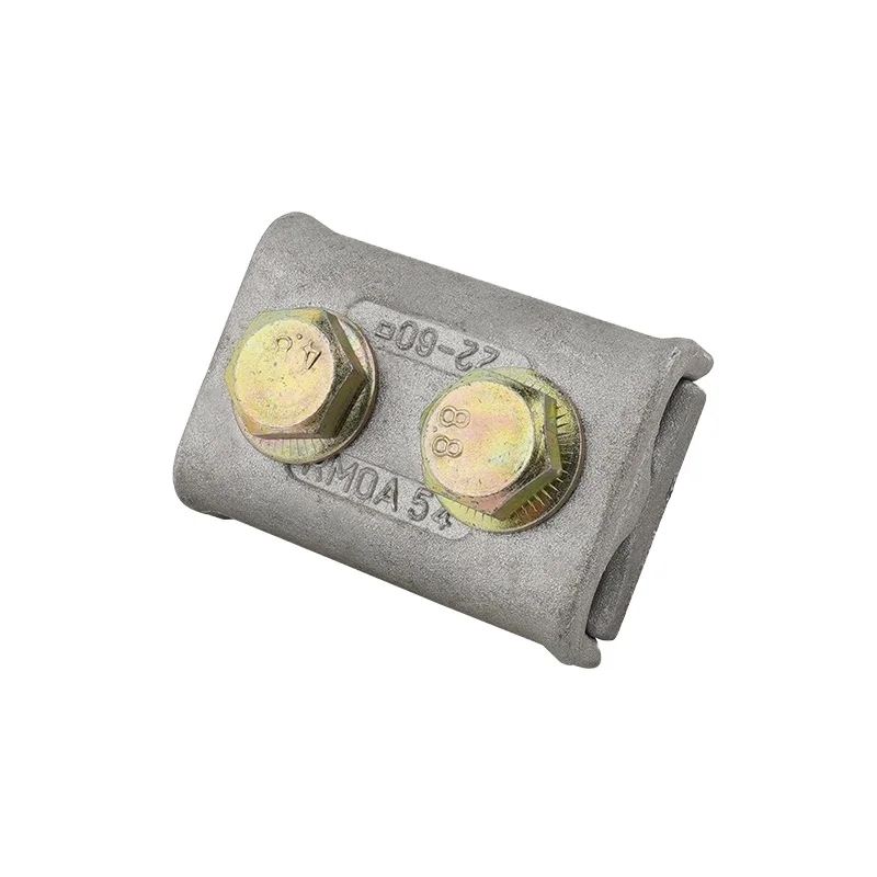 AJBL-2B Power Cable Connector With Aluminium Bolt Parallel Groove Clamp Polished Finish Metric System